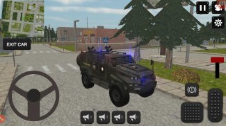 Police Special Operations Armored Car Simulation screenshot 2