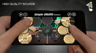 Simple Drums Deluxe - Drum set screenshot 2