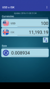 US Dollar to Iceland Krona screenshot 1