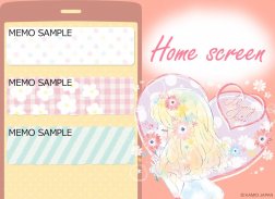 Simple Notepad Flowery Kiss screenshot 0