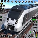 treno corsa simulatore 3D Icon