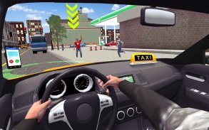 kota taksi sopir sim 2016: multipemain taksi 3d screenshot 1