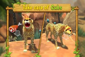 Cheetah Family Sim - Animal Simulator screenshot 3