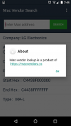 Mac Vendor Search screenshot 4