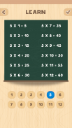Multiplication table. Learn and Play! screenshot 2