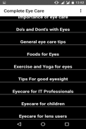 Complete Eye Care screenshot 1