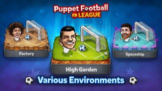 Puppet Soccer Champions - Football League of the big head Marionette stars  and players