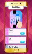 Tap Alan walker faded piano game screenshot 3