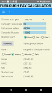 UK Take home pay calculator screenshot 3