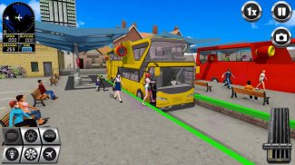 Flying Bus Simulator Bus Games screenshot 2