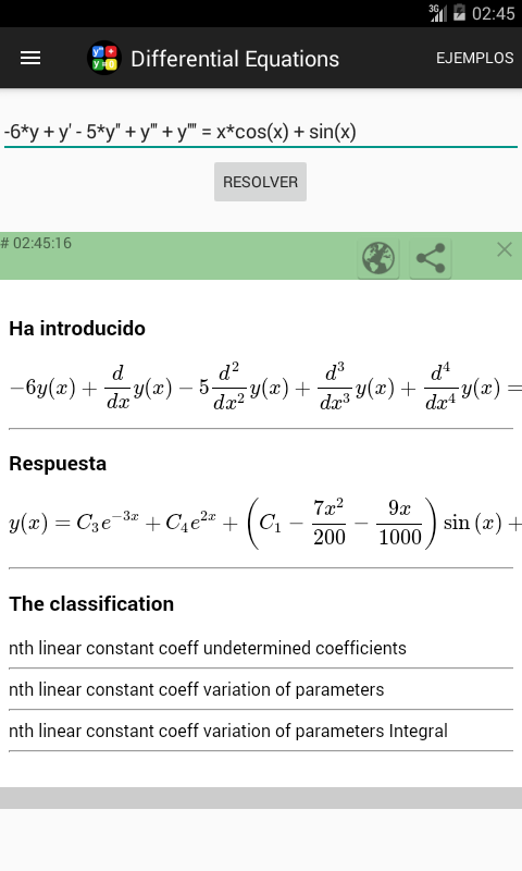 temerario colección Considerar Ecuaciones diferenciales - Descargar APK para Android | Aptoide