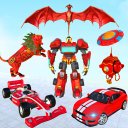 Formula Car Robot Dragon Battle