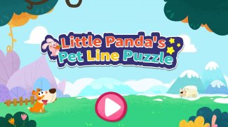 Little Panda's Pet Line Puzzle screenshot 5