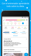 YAZIO: Contador de Calorías para Adelgazar y Dieta screenshot 1