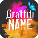 Smoke Graffiti Name Art Maker Icon