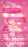 Shining Love Keyboard Theme screenshot 2