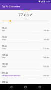 Dp Px Converter screenshot 0