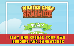 Master chef Hamburger Maker screenshot 0