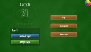 ♣ Catch 21 Blackjack Solitaire Game screenshot 0