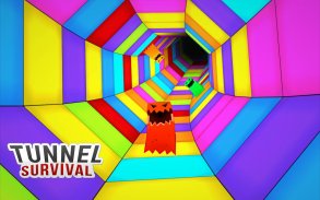 MULTI-COLORFUL TUNNEL: SURVIVAL OF THE FITTEST: screenshot 2