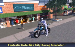 Power Racer City Moto Bike SIM screenshot 0