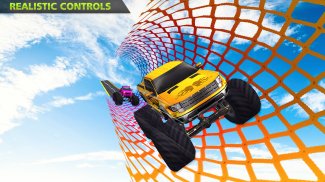 Monster Truck Stunts on Track Impossible screenshot 0