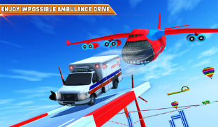 Mega Ramp Car Stunts - Ambulance Car Stunts Game screenshot 4