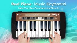 Real Piano : Music Keyboard screenshot 0