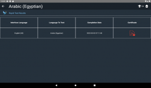 Egyptian Arabic Language Tests screenshot 21