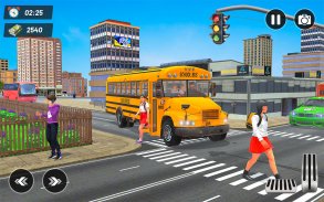 School Bus Driving Games 3D screenshot 2