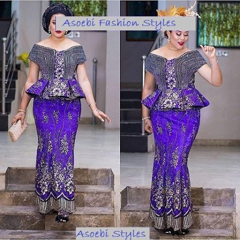 Latest aso ebi outlet skirt and blouse