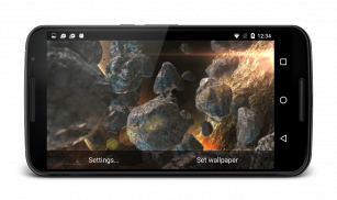 Asteroid Live Wallpaper screenshot 3