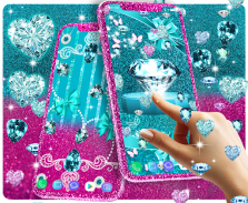 Turquoise diamonds wallpapers screenshot 4