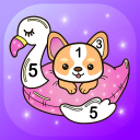Magic Color - kids coloring book by numbers Icon