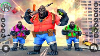 Gorilla Rope Hero Thief City screenshot 1