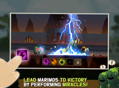 Marimo League : Be God, show Miracles on battles! screenshot 3