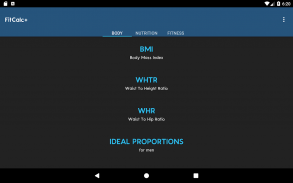 FitCalc+ Fitness & Health Calculator - Gym Tools screenshot 4