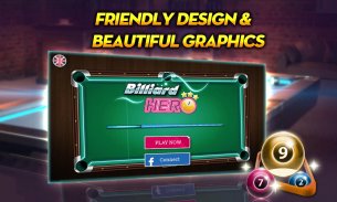 Billiard Hero - Bida offline screenshot 0