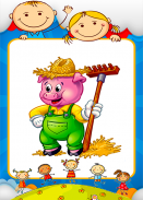 Coloring 3 Little Pigs Games screenshot 7