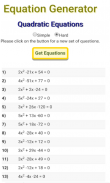 Algebra - Equation Generator screenshot 2