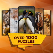 Cute animals jigsaw puzzle games 🐼🐟🐤 screenshot 0