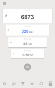 Pédomètre compteur de calories screenshot 8