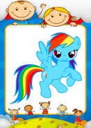 Coloring my little pony Games screenshot 3