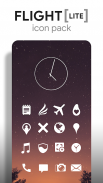 Flight - Flat Minimalist Icons screenshot 1