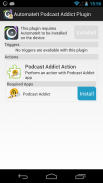 AutomateIt Podcast Addict screenshot 0