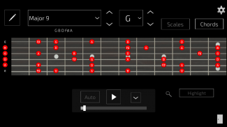 Guitar Ref - scales and chord reference screenshot 2