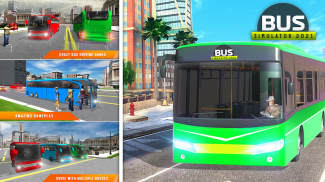 Offline City Bus Driving Games screenshot 2