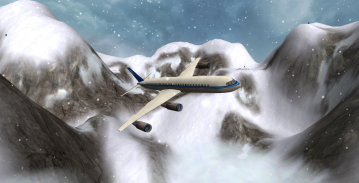 Flight Simulator Snow Plane 3D screenshot 0