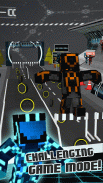 3D TRON Super Hero Block Running Game Skins screenshot 1