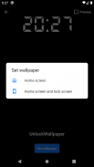 Unlock Clock Wallpaper screenshot 3
